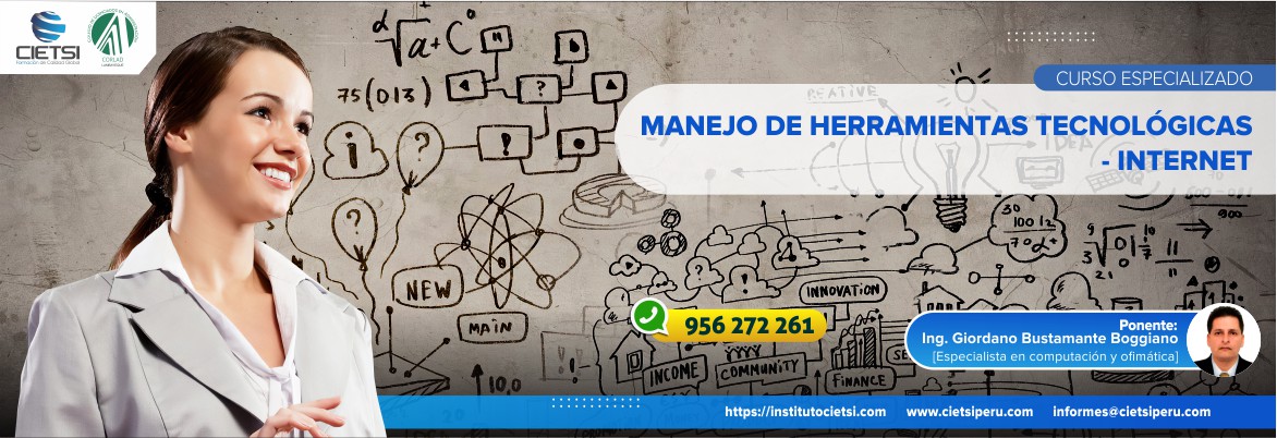 CURSO ESPECIALIZADO MANEJO DE HERRAMIENTAS TECNOLÓGICAS - INTERNET